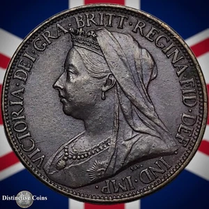 Great Britain 1901 Farthing 1/4d GB4494 - Picture 1 of 2