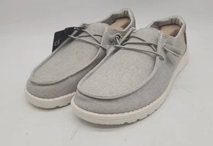 Hey Dude Women's Wendy Chambray Slip-Ons, Chambray Light Grey, US Size 10 - Picture 1 of 4