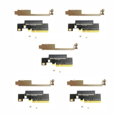 5pcs PCIE X8 to FlexibleLOM Quad Port For HP 331FLR 366FLR 544FLR 561FLR 533FLR - Image 1 of 4