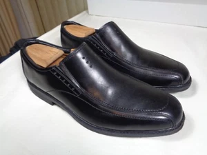Clarks Unstructured 62156 Men’s Comfort Slip On Shoes Leather Black Shoes sz 12M - Picture 1 of 24