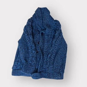 Baby Gap Blue Cowl Neck Cardigan - Size 18-24 Months - Picture 1 of 7