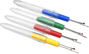4 pz Ripper Punto Ripper Filo Srotolatore Strumento da Cucire Pulsante Taglierina Foro Colorato - Foto 1 di 9