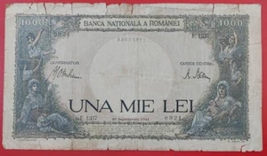 Romania 1000 Lei 1941 Pick 52 VG - Picture 1 of 1