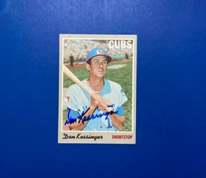 Don Kessinger Signed Topps 1970 Card Cubs Auto-EX-Free Ship - Picture 1 of 2