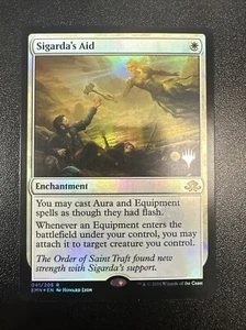 MTG Magic the Gathering Sigarda's Aid 041/205 Eldritch Moon Promos NM JL - Picture 1 of 2
