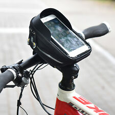 Bicycle Handlebar Rack Waterproof Tpu Mountain Frame Front Bag Bicycle Phone Bag