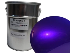 Peinture de base prête à l'emploi 0,5 litre Mystic Violet métallisé peinture pour voiture Lackpoint $ - Photo 1 sur 1