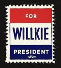 Willkie For President Campaign Stamp