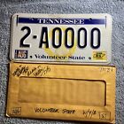 1981 Tennessee Sample License Plate 2-A0000