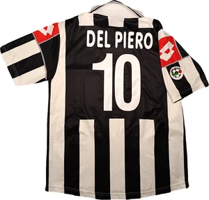 Maglia calcio match worn Juventus DEL PIERO 2000 2001 TELE+ home serie A LOTTO - Bild 1 von 12