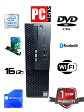 DELL OPTIPLEX PC DESKTOP SFF i5-9500 6-CORE 9TH GEN 3.0Ghz 16GB 512GB M.2 NVMe