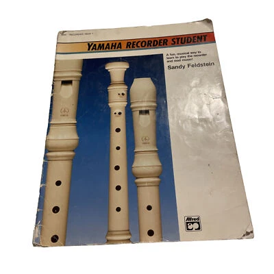 Yamaha Recorder Student Sandy Feldstein Sheet Music Beginner Book Alfred Method - Image 1 of 4