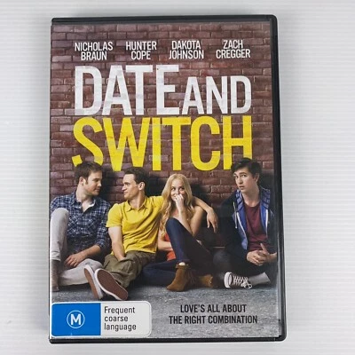 Fecha e interruptor (DVD, 2014) Nicholas Braun Hunter Cope Dakota Johnson Región 4 Foto 1 de 3