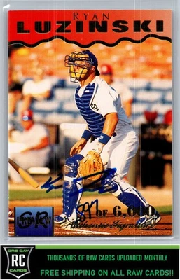 1996 Signature Rookies Preview Autographs Ryan Luzinski #17 Dodgers - Image 1 of 2