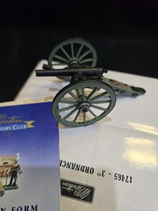 Britains Toy Soldiers Civil War #17465 3" Ordnance Cannon 2002 No Box - Picture 1 of 4