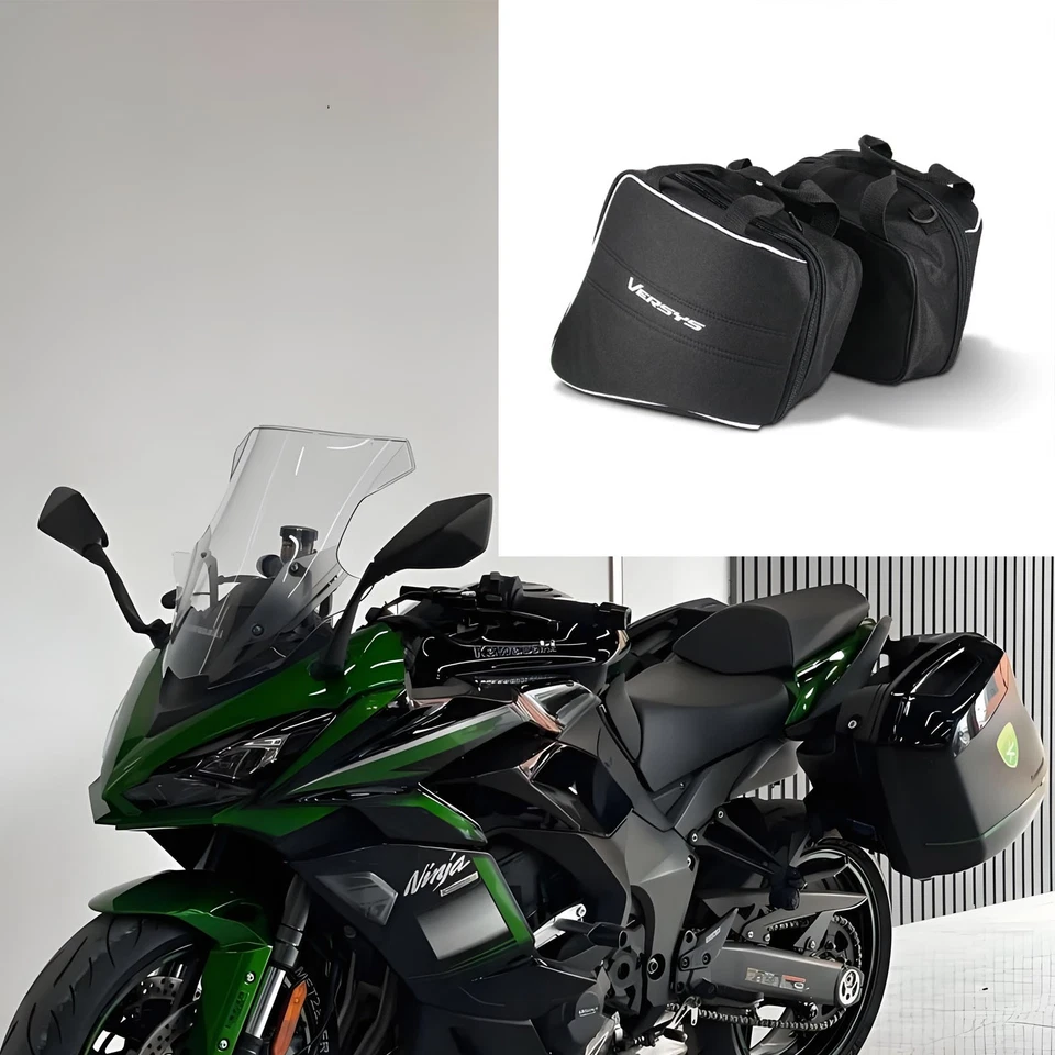 Equipaje impermeable para Kawasaki Versys 650 1000 Ninja 1000 H2 Foto 1 de 4