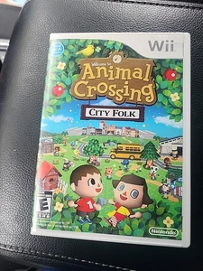 Animal Crossing: City Folk (Nintendo Wii, 2008) Complete Game CIB Nice - Picture 1 of 3