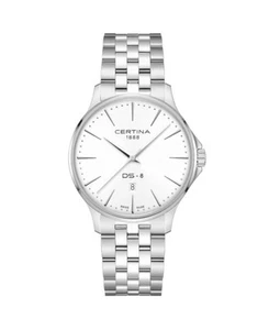 CERTINA Men Analog Quartz Casual Watch Classic Dress White Dial Waterproof Round - Picture 1 of 5