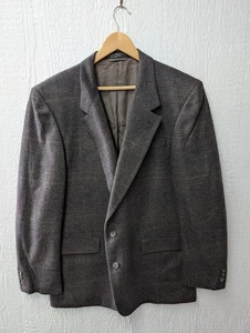 Andre Vachon Wool Camel Flannel Blazer Sport Coat Classic Heritage Size 44 - Picture 1 of 7