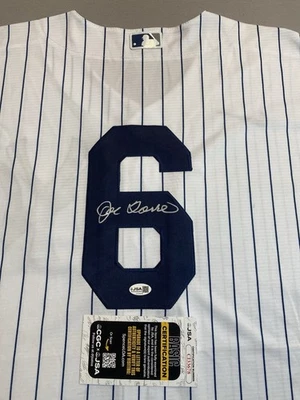 NEW YORK YANKEES- JOE TORRE AUTOGRAPH #6 NIKE PINSTRIPE JERSEY JSA CI33678 - Image 1 of 4