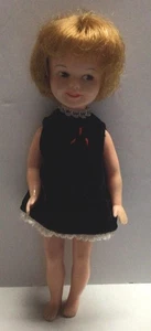 Vtg Penny Brite Doll 8.5 “ 1963 Deluxe Reading Black Velvet Dress Collector Gift - Picture 1 of 24