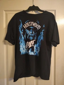 WWE Officially Licensed Hulk Hogan Retro Hollywood Rulez nWo WCW Black XL Shirt - Bild 1 von 5