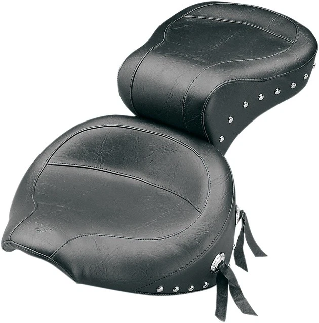 Mustang Wide Super Touring Seat Studded/Conchos #75503 Harley Davidson - Изображение 1 из 1