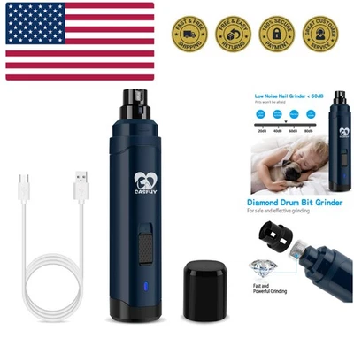 Molinillo de uñas para perros mejorado - Profesional 2 velocidades eléctrico recargable mascota Na... Foto 1 de 4