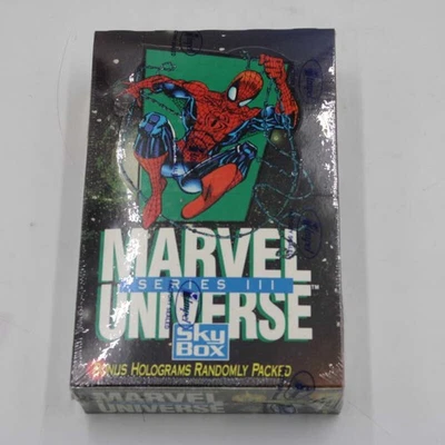 1992 Impel Marvel Universe Series 3 Factory Sealed Box DX036 - Image 1 of 3
