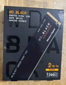 Western Digital WD_BLACK SN850X 2TB NVMe SSD (WDBB9G0020BNC)... FREE S&H! - Picture 1 of 2
