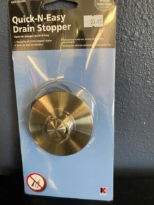 Keeney K826-36DSBN Tarnish Free - Quick Tub Stopper, Brushed Nickel - Picture 1 of 2