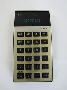 Vintage 1977 Texas Instruments Ti-1025 Calculator - Picture 1 of 9