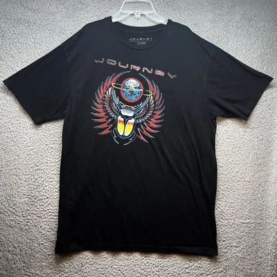 Journey Band Mens Size XL Black Graphic Concert Tour Tee T-Shirt 2020 - Image 1 of 4