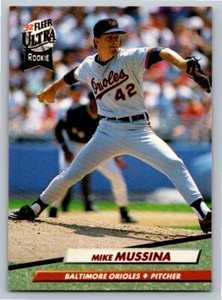 1992 Ultra Mike Mussina #9 Baltimore Orioles Baseball Card - Picture 1 of 2