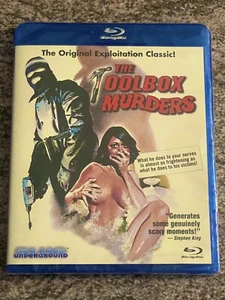The Toolbox Murders (Blu-ray, Blue Underground, 1978 Horror) BRAND NEW / SEALED - Imagen 1 de 2