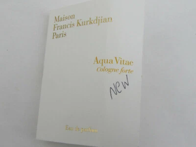 New Maison Francis Kurkdjian Paris Aqua Vitae EDP Spray .06 oz / 2 ml Sample  - Image 1 of 4