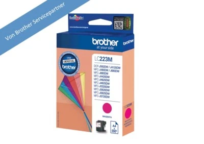 Brother LC223M magenta/ rot Tinte original  für 4120, 4420, 4625 für 550 Seiten - Bild 1 von 2