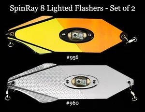 PRO-TROLL SpinRay 8" #956 and #960 Flashers - New - Picture 1 of 5