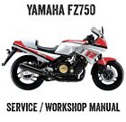 1985-1987 Yamaha FZ750 FZ 750 Workshop Service Repair Manual CD PDF