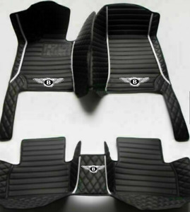 Luxury For Bentley Bentayga Continental GT Flying Spur Car Floor Mats Leather