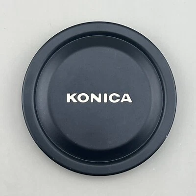Original Konica ⦰ 57mm Metal Push-On Lens Cap GENUINE OEM Slip-on - Image 1 of 4