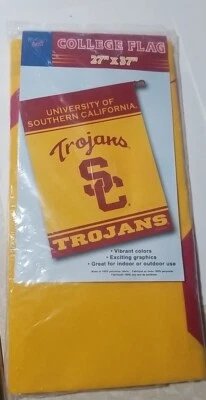 USC California Trojans Flag 36”x26” Banner Made In USA Wincraft Indoor Outdoor - Image 1 of 3