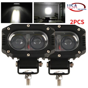 2 Stück 4 Zoll 880 W LED Arbeitslichtleiste Spot Off Road LKW Rückwärtsgang Pods Nebelscheinwerfer - Bild 1 von 9