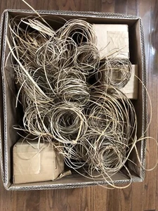VINTAGE LARGE LOT Real Rattan Weave Cane / Caning Material Furniture Repair NEW! - Picture 1 of 6
