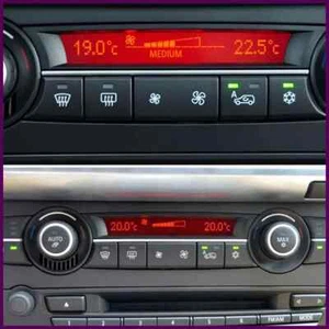 Climate Control Panel Button Repair Sticker Decal Kit Fit for BMW X5 E70 X6 E71 - Bild 1 von 24