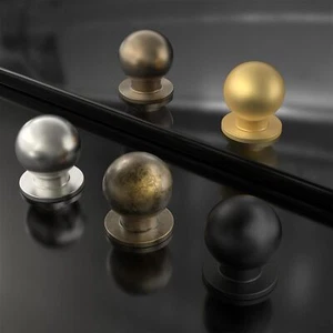 Brushed Gold Cabinet Knobs Kitchen Cabinet Handles for Drawer Dresser 1 Inch - Picture 1 of 8