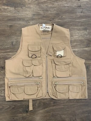 Vintage Pro Angler Fly Fishing Vest Size L New Without Tags Old Stock - Image 1 of 4