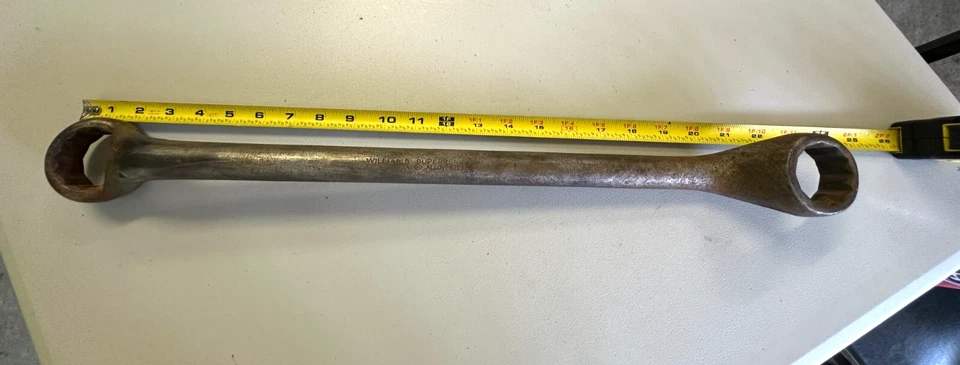 De colección Williams Superrench No. 8041 1-5/8" x 1-7/16" EE. UU. 24" llave enorme 1 Foto 1 de 4
