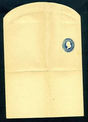 1870 US Stamped Envelope Newspaper Wrapper: SC# U76, 1c Franklin, Die U23, MNH - Image 1 of 3