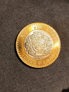 $10 Pesos Tonatiuh Face Mask Mexico 2023  AU Condition - Picture 1 of 4